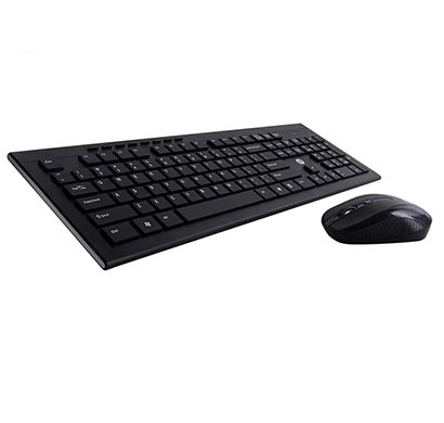 hp 12pa slim wireless keyboard and mouse combo (4sc12pa),black